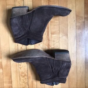 Leather Cowboy Booties - 6.5